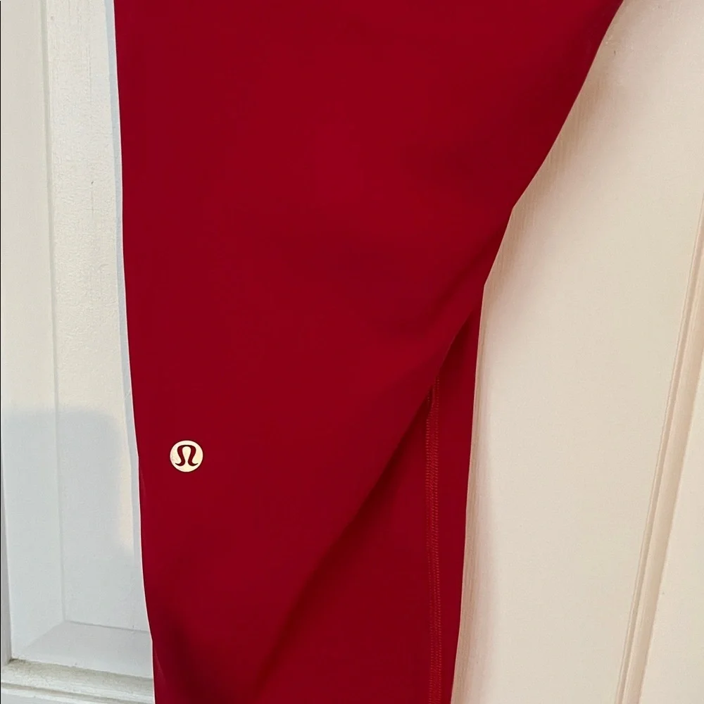 Lululemon | Fast & Free 7/8 Tight II Non-Reflective Nulux 25 True Red Plus SZ 14